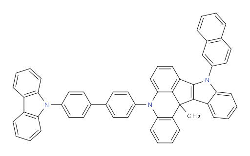 5-(4'-(9H-carbazol-9-yl)-[1,1'-biphenyl]-4-yl)-13c-methyl-9-(naphthalen-2-yl)-9,13c-dihydro-5H-indolo[3',2':4,5]cyclopenta[1,2,3-kl]acridine