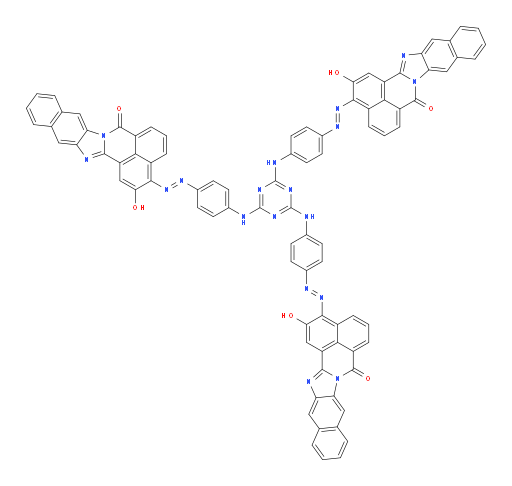 3,3',3''-[1,3,5-triazin-2,4,6-triyltris(imino-4,1-phenyleneazo)]tris[2-hydroxy-7H-Benzo[de]naphtho[2',3':4,5]imidazo[2,1-a]isoquinolin-7-one