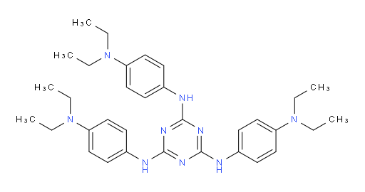 N2,N4,N6-tris(4-(diethylamino)phenyl)-1,3,5-triazine-2,4,6-triamine