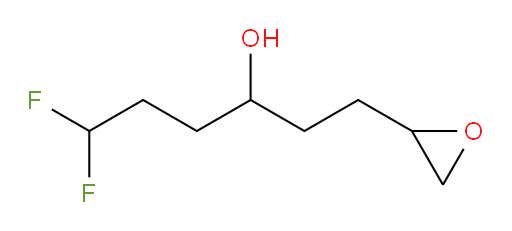 6,6-difluoro-1-(oxiran-2-yl)hexan-3-ol