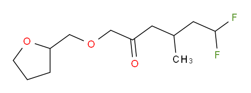 6,6-difluoro-4-methyl-1-((tetrahydrofuran-2-yl)methoxy)hexan-2-one