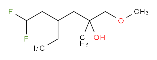 4-ethyl-6,6-difluoro-1-methoxy-2-methylhexan-2-ol
