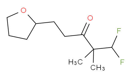 1,1-difluoro-2,2-dimethyl-5-(tetrahydrofuran-2-yl)pentan-3-one