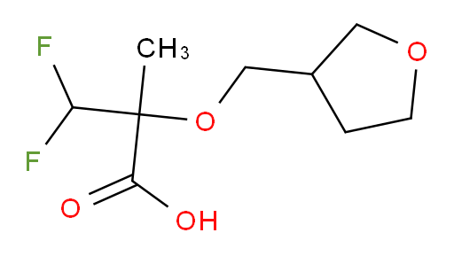 3,3-difluoro-2-methyl-2-((tetrahydrofuran-3-yl)methoxy)propanoic acid