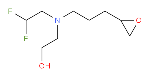 2-((2,2-difluoroethyl)(3-(oxiran-2-yl)propyl)amino)ethanol