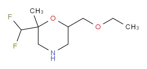 2-(difluoromethyl)-6-(ethoxymethyl)-2-methylmorpholine