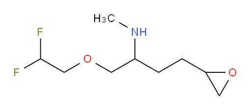 1-(2,2-difluoroethoxy)-N-methyl-4-(oxiran-2-yl)butan-2-amine