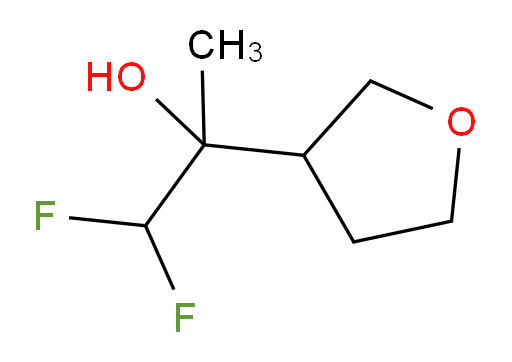 1,1-difluoro-2-(tetrahydrofuran-3-yl)propan-2-ol