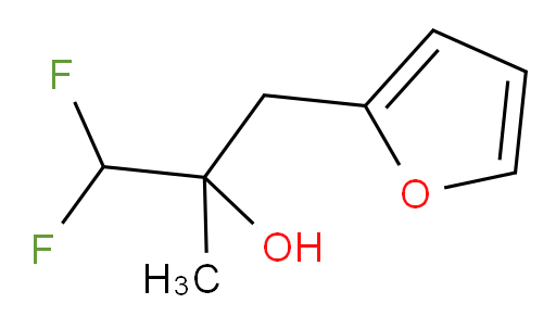 1,1-difluoro-3-(furan-2-yl)-2-methylpropan-2-ol