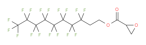 3,3,4,4,5,5,6,6,7,7,8,8,9,9,10,10,10-heptadecafluorodecyl oxirane-2-carboxylate