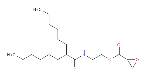 2-(2-hexyloctanamido)ethyl oxirane-2-carboxylate