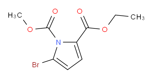 2-ethyl 1-methyl 5-bromo-1H-pyrrole-1,2-dicarboxylate