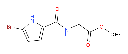 methyl 2-(5-bromo-1H-pyrrole-2-carboxamido)acetate