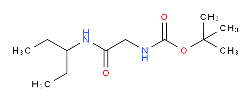 tert-butyl (2-oxo-2-(pentan-3-ylamino)ethyl)carbamate