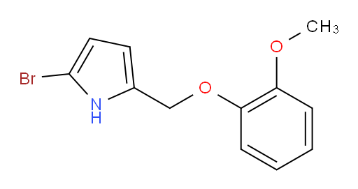 2-bromo-5-((2-methoxyphenoxy)methyl)-1H-pyrrole