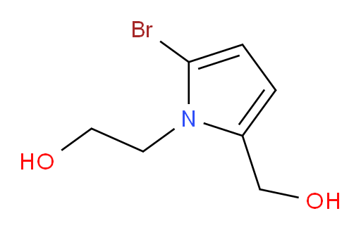 2-(2-bromo-5-(hydroxymethyl)-1H-pyrrol-1-yl)ethanol