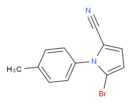 5-bromo-1-(p-tolyl)-1H-pyrrole-2-carbonitrile