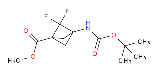3-[-N-BOC-Amino]-2,2-difluoro-bicyclo[1.1.1]pentane-1-carboxylic acid methyl ester