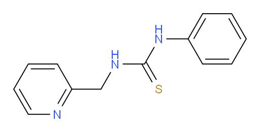 N-Phenyl-N′-(2-pyridinylmethyl)thiourea (ACI)