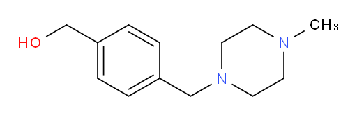 4-[(4-Methyl-1-piperazinyl)methyl]benzenemethanol (ACI)
