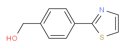 4-(2-Thiazolyl)benzenemethanol (ACI)