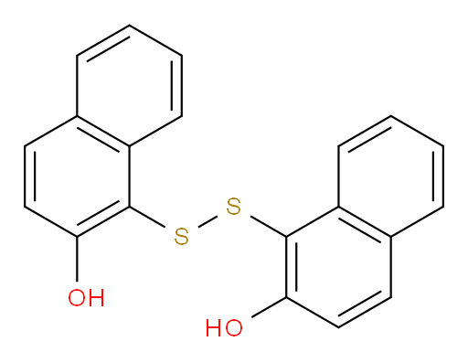 1,1′-Dithiobis[2-naphthalenol] (ACI)