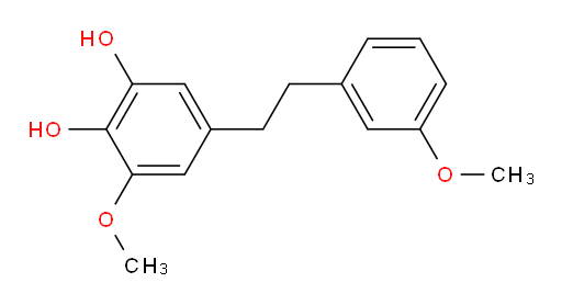 3-Methoxy-5-[2-(3-methoxyphenyl)ethyl]-1,2-benzenediol (ACI)