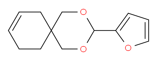 3-(2-Furanyl)-2,4-dioxaspiro[5.5]undec-8-ene (ACI)