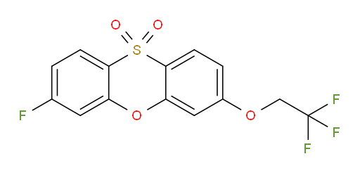 3-Fluoro-7-(2,2,2-trifluoroethoxy)phenoxathiin 10,10-dioxide (ACI)