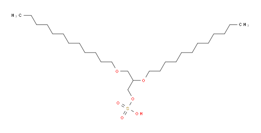 1-Propanol, 2,3-bis(dodecyloxy)-, 1-(hydrogen sulfate) (ACI)