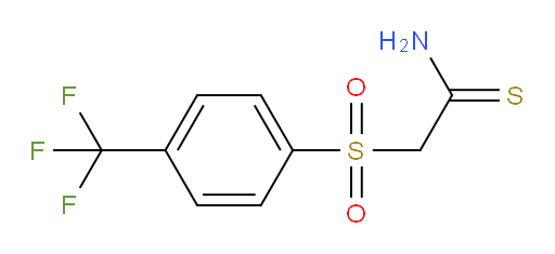 2-[[4-(Trifluoromethyl)phenyl]sulfonyl]ethanethioamide (ACI)
