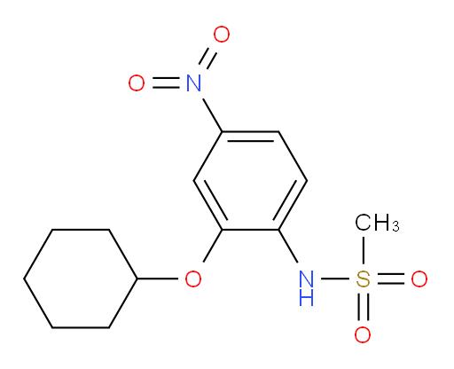 N-[2-(Cyclohexyloxy)-4-nitrophenyl]methanesulfonamide (ACI)