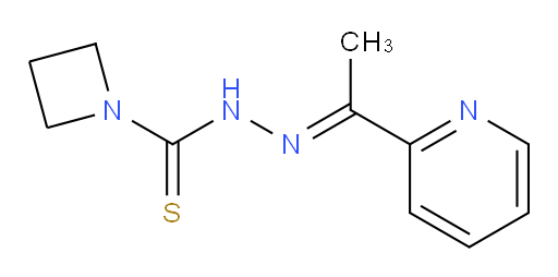 1-Azetidinecarbothioic acid 2-[1-(2-pyridinyl)ethylidene]hydrazide (ACI)