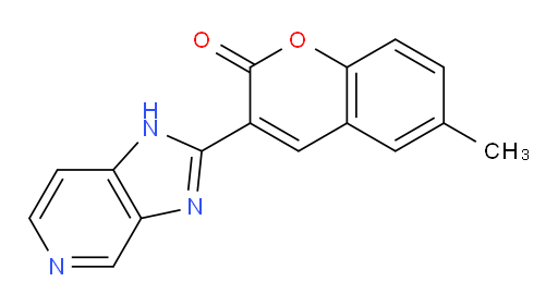 3-(3H-Imidazo[4,5-c]pyridin-2-yl)-6-methyl-2H-1-benzopyran-2-one (ACI)