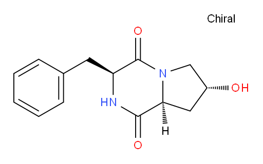 Cyclo(L-trans-(4-hydroxyprolinyl)-L-phenylalanine)
