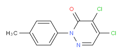 4,5-Dichloro-2-(4-methylphenyl)-3(2H)-pyridazinone (ACI)