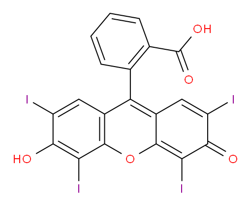 2-(6-Hydroxy-2,4,5,7-tetraiodo-3-oxo-3H-xanthen-9-yl)benzoic acid (ACI)
