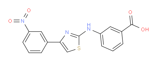 3-[[4-(3-Nitrophenyl)-2-thiazolyl]amino]benzoic acid (ACI)