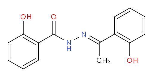 2-Hydroxybenzoic acid 2-[1-(2-hydroxyphenyl)ethylidene]hydrazide (ACI)