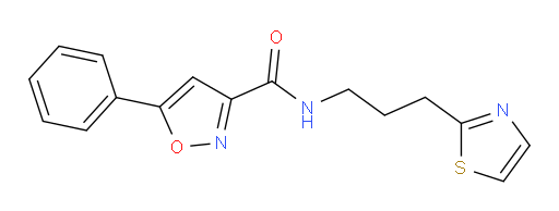 5-Phenyl-N-[3-(2-thiazolyl)propyl]-3-isoxazolecarboxamide (ACI)