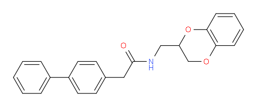 N-[(2,3-Dihydro-1,4-benzodioxin-2-yl)methyl][1,1′-biphenyl]-4-acetamide (ACI)