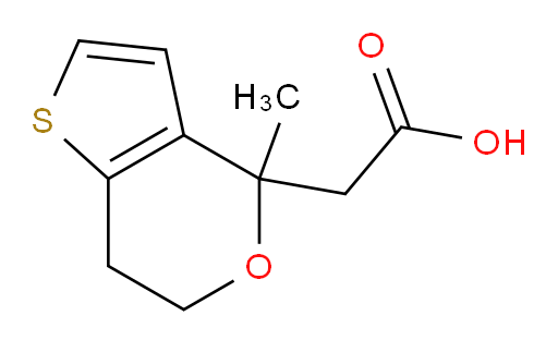 6,7-Dihydro-4-methyl-4H-thieno[3,2-c]pyran-4-acetic acid (ACI)
