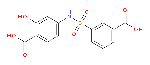 4-[[(3-Carboxyphenyl)sulfonyl]amino]-2-hydroxybenzoic acid (ACI)