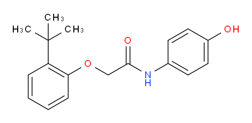 2-[2-(1,1-Dimethylethyl)phenoxy]-N-(4-hydroxyphenyl)acetamide (ACI)