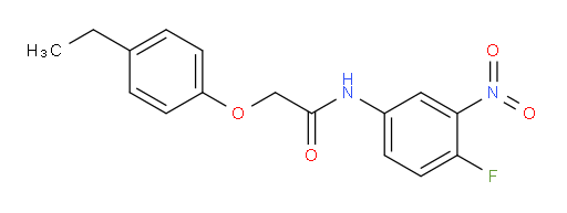 2-(4-Ethylphenoxy)-N-(4-fluoro-3-nitrophenyl)acetamide (ACI)