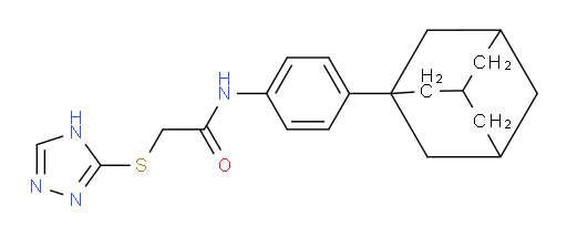 2-(1H-1,2,4-Triazol-5-ylthio)-N-(4-tricyclo[3.3.1.13,7]dec-1-ylphenyl)acetamide (ACI)