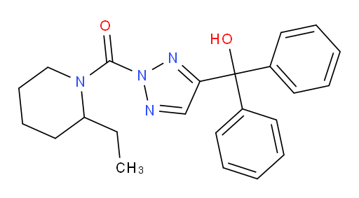 (2-Ethyl-1-piperidinyl)[4-(hydroxydiphenylmethyl)-2H-1,2,3-triazol-2-yl]methanone (ACI)