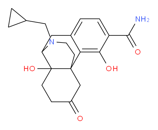 (9ξ,13ξ,14ξ)-17-(Cyclopropylmethyl)-4,14-dihydroxy-6-oxomorphinan-3-carboxamide (ACI)