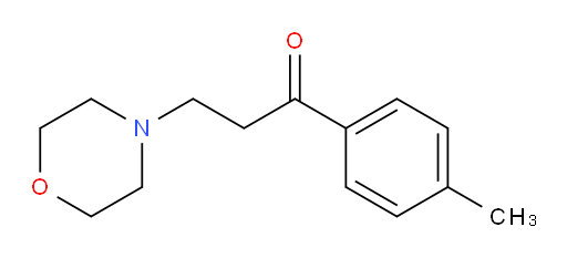 1-(4-Methylphenyl)-3-(4-morpholinyl)-1-propanone (ACI)