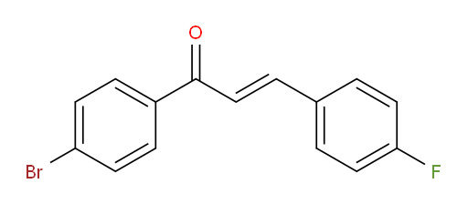 1-(4-Bromophenyl)-3-(4-fluorophenyl)-2-propen-1-one (ACI)